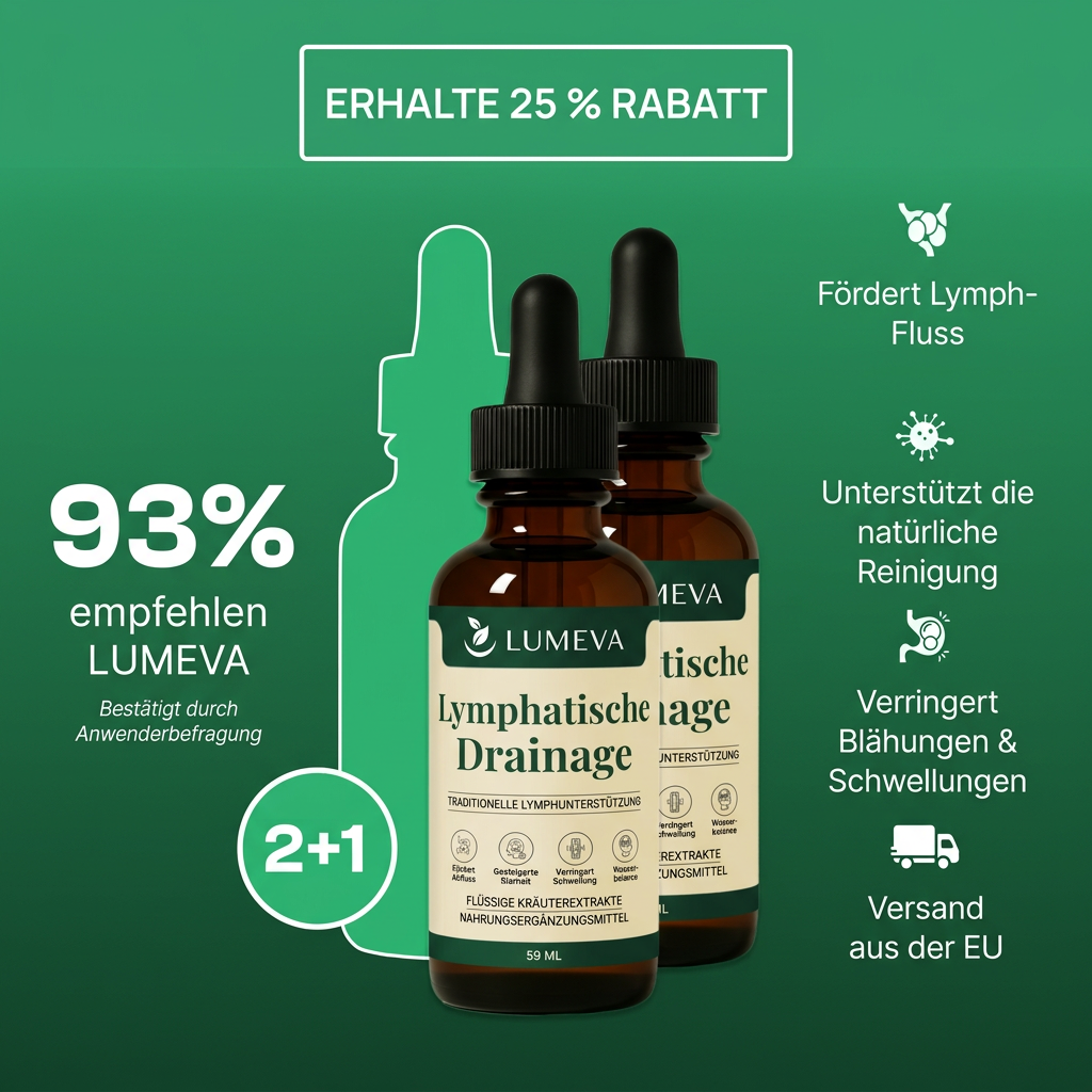 Lumeva Lymphdrainage-Tropfen – 93 % empfehlen Lumeva